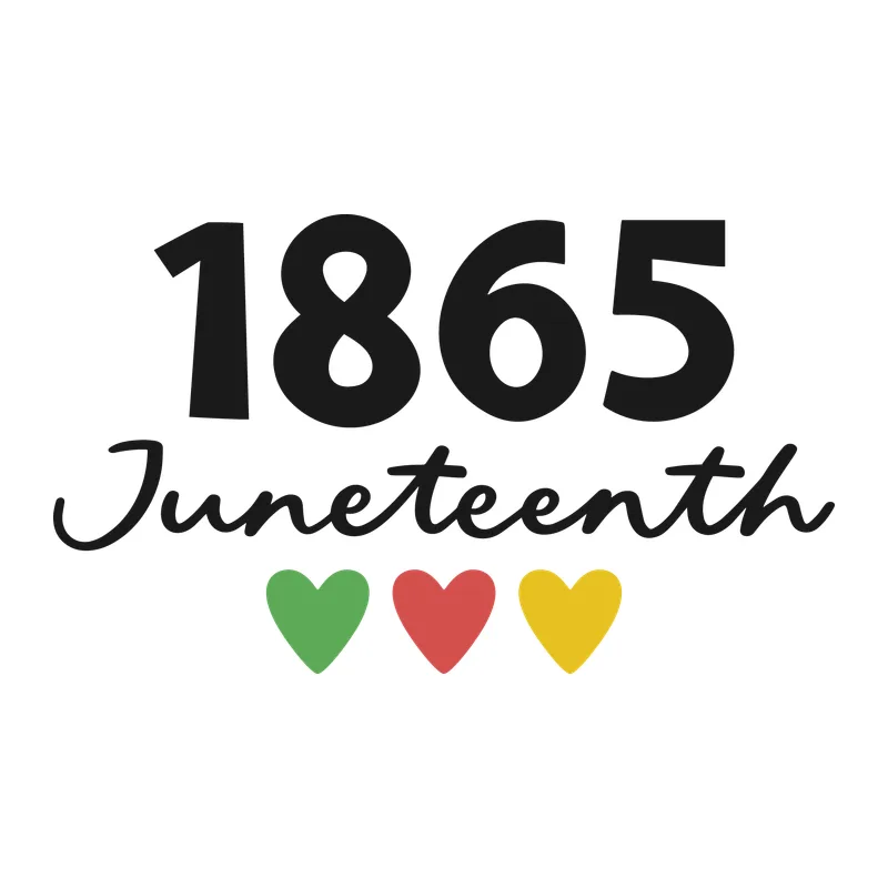 1865 Juneteenth Hearts