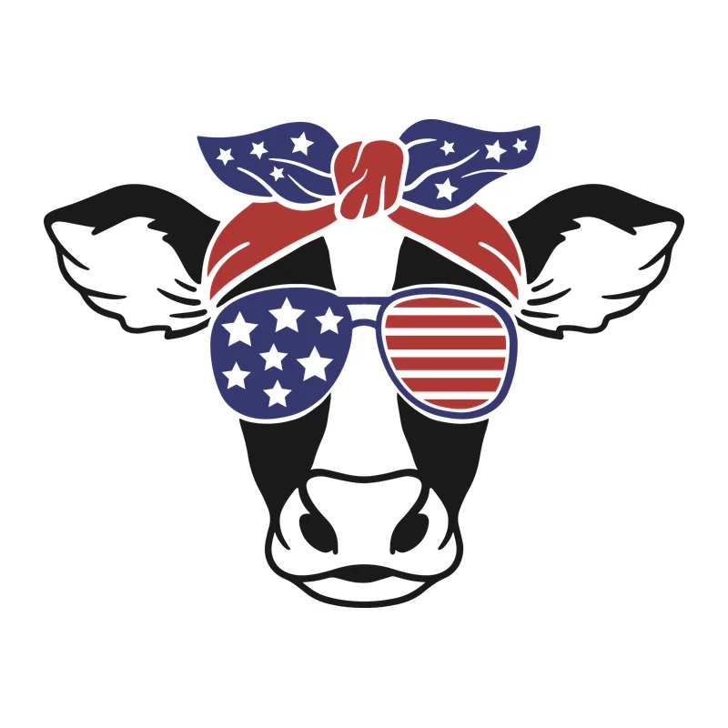 4th of July Cow