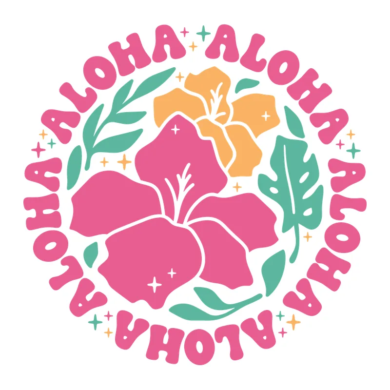 Aloha Hibiscus Circle