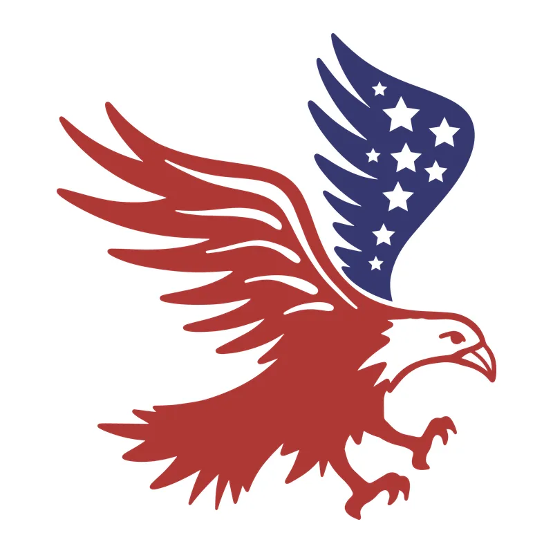 Patriotic American Eagle