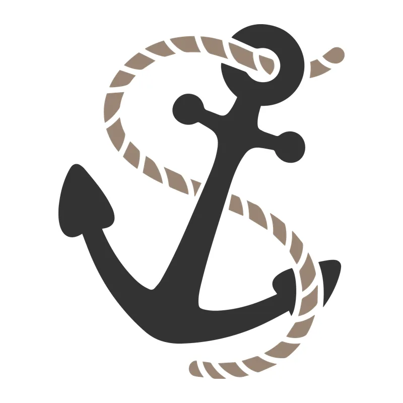 Rope Wrapped Anchor