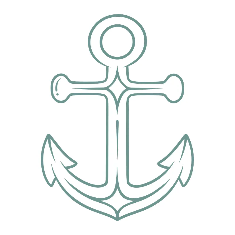 Nautical Anchor Outline