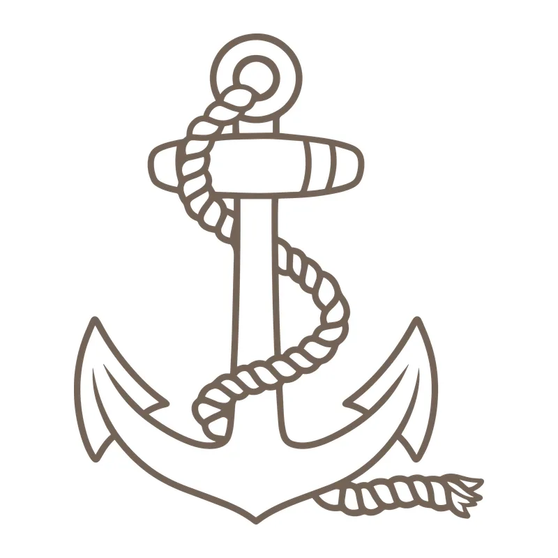 Rope-Wrapped Anchor
