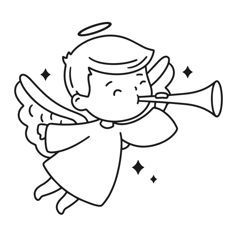 Trumpet Angel