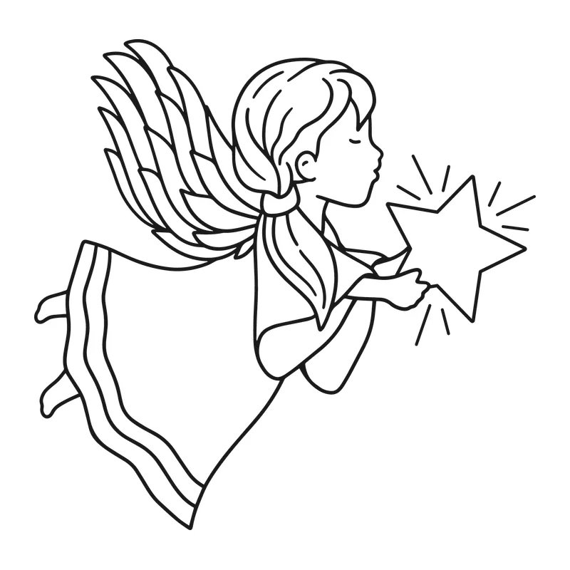 Angel Holding a Star