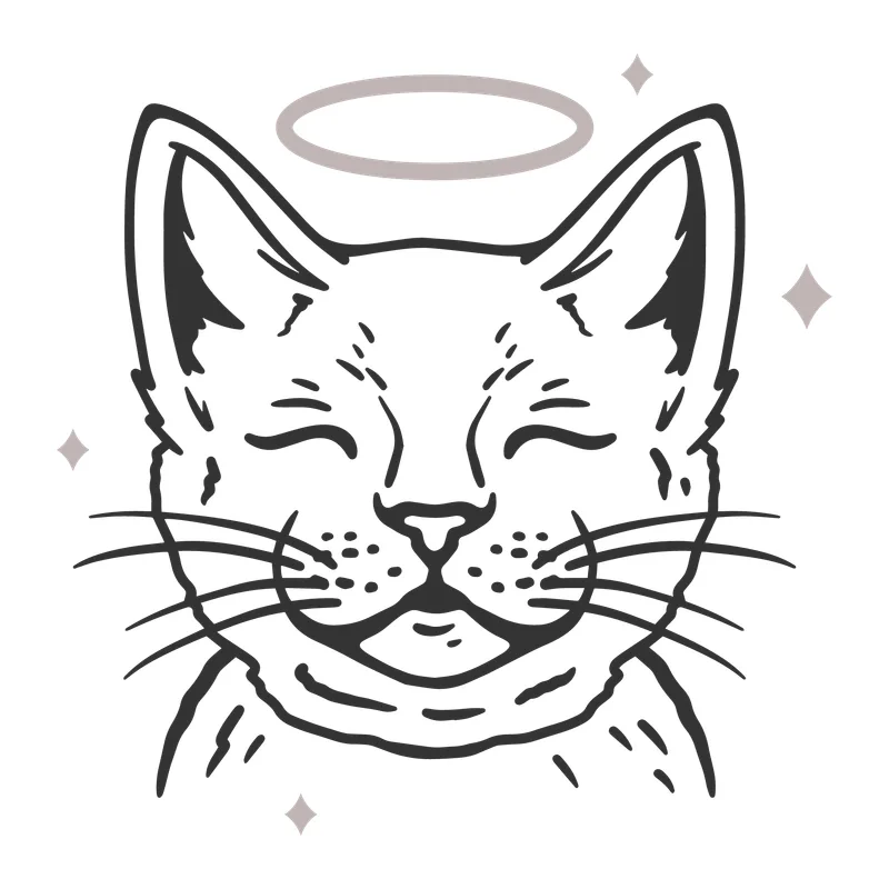 Angel Cat Face