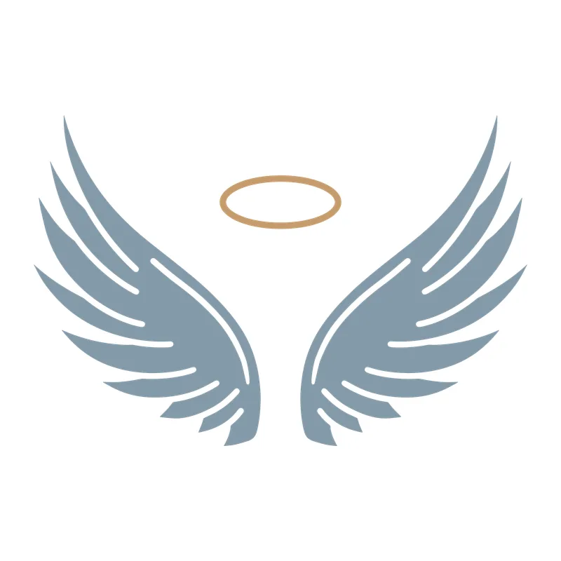 Angel Wings With Halo