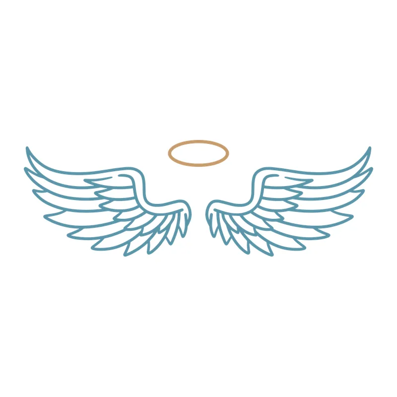 Angel Wings with Halo