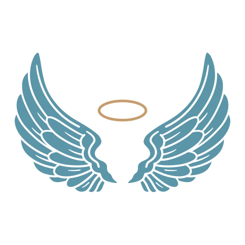 Angel Wings With Halo