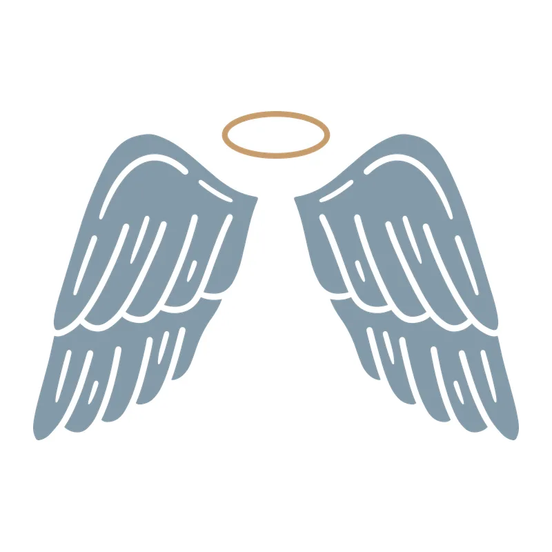 Angel Wings With Halo