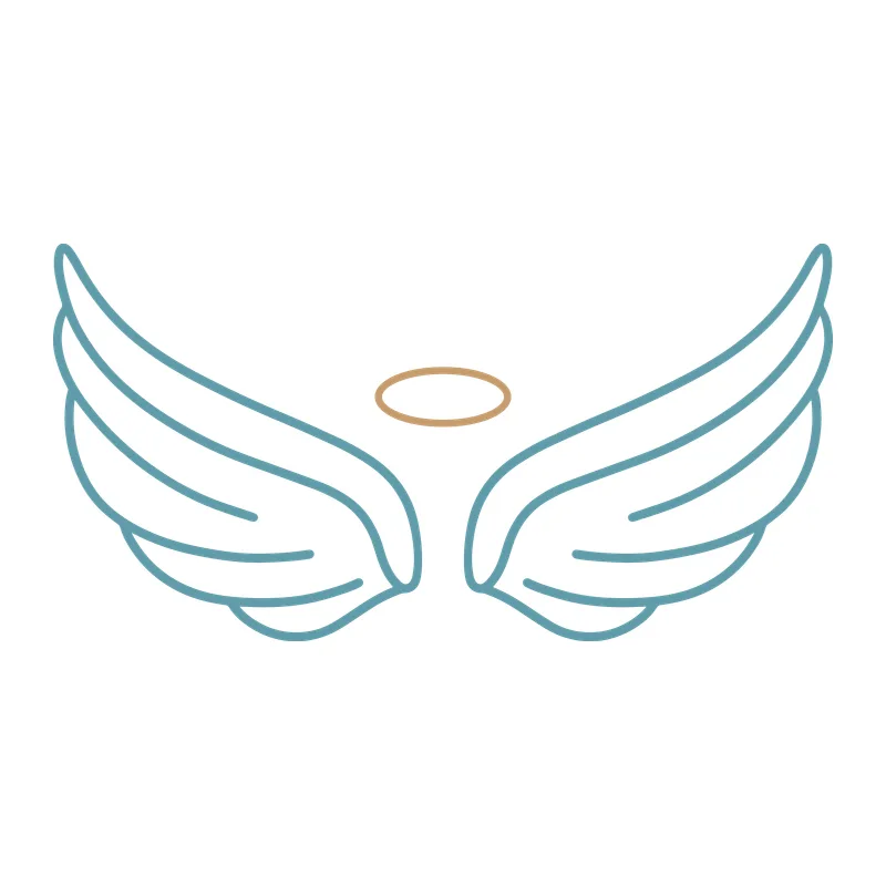 Angel Wings with Halo