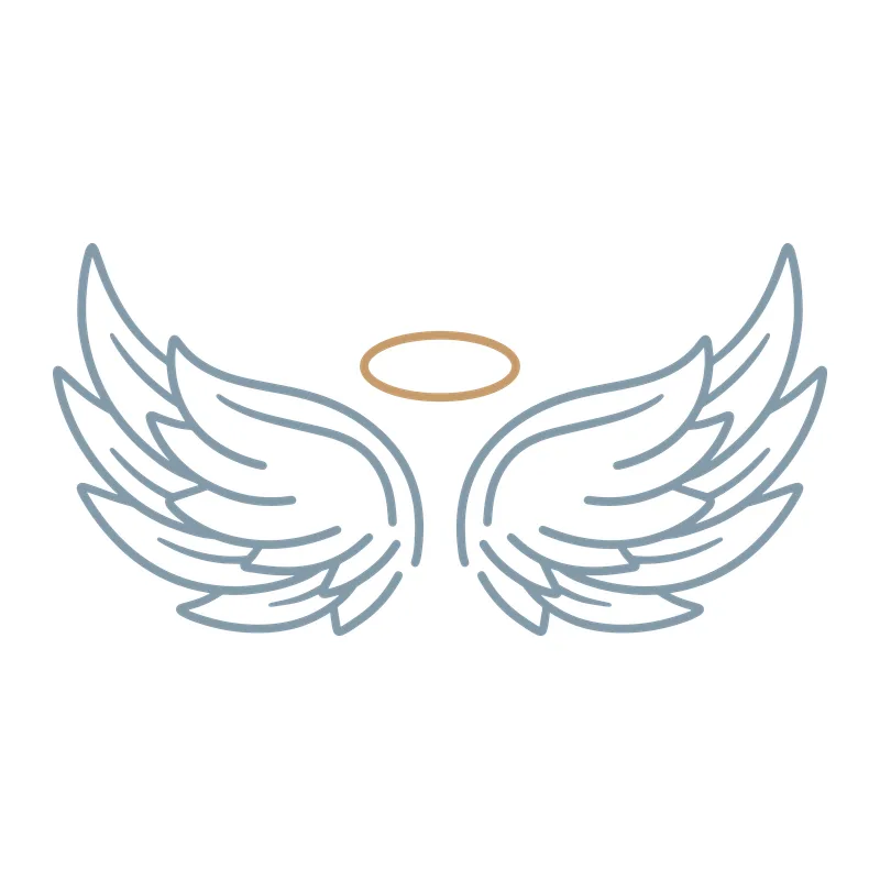 Angel Wings With Halo
