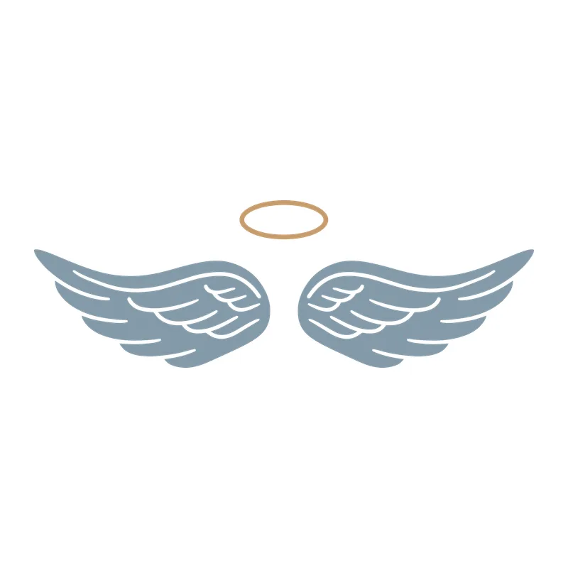 Angel Wings With Halo