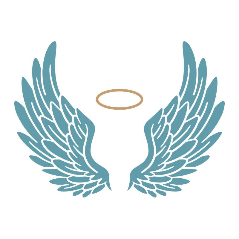 Angel Wings With Halo