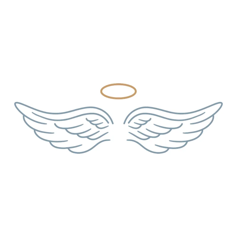 Angel Wings With Halo
