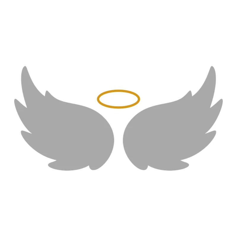 Angel Wings With Halo