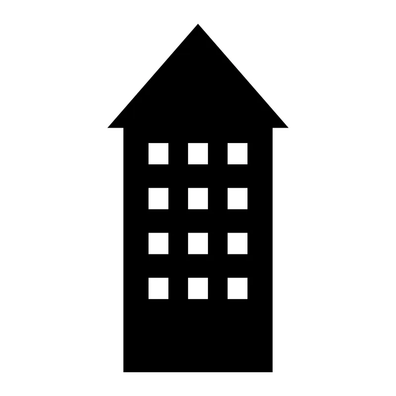 Apartment Building Silhouette