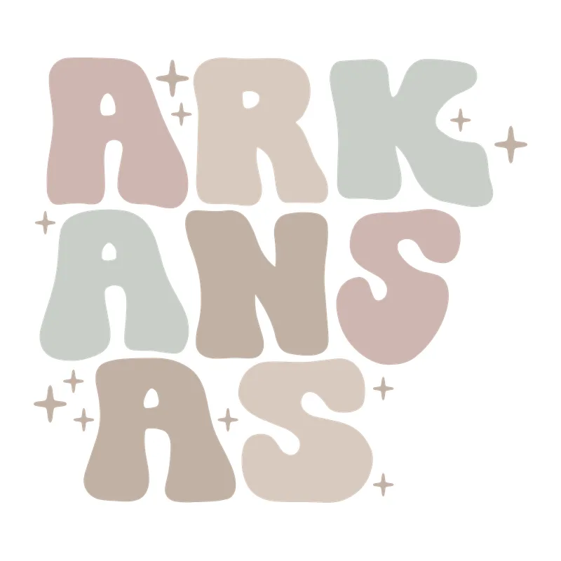 Retro Groovy Arkansas