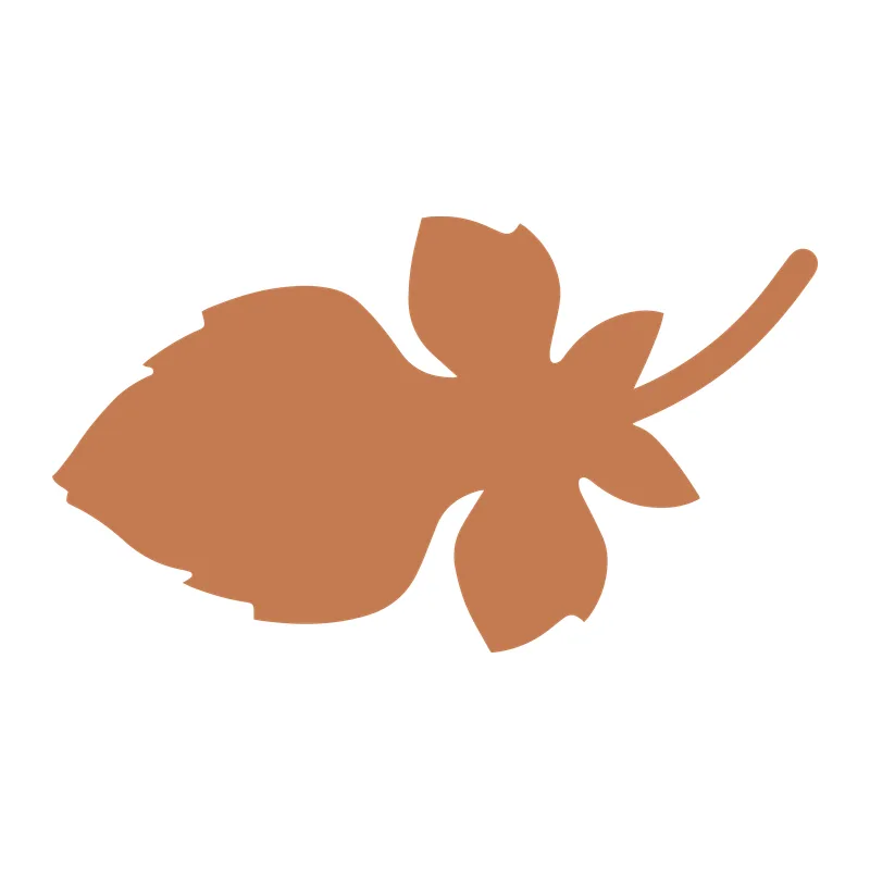 Autumn Leaf Silhouette