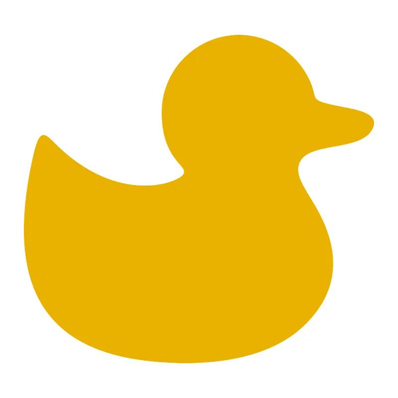 Baby Duck Silhouette