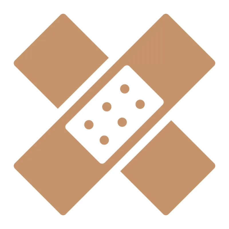 Crossed Bandages