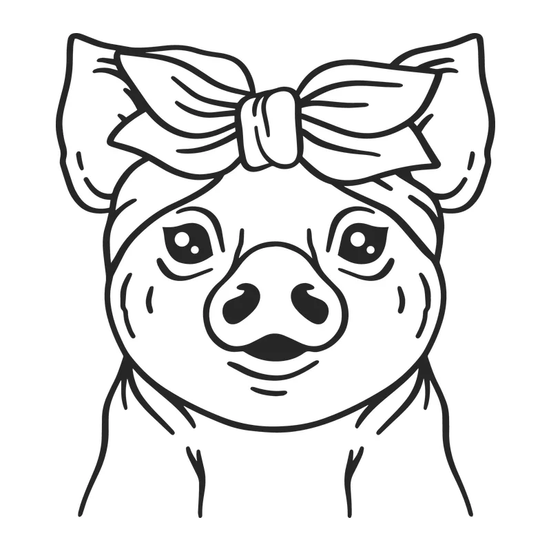 Bandana Pig Face