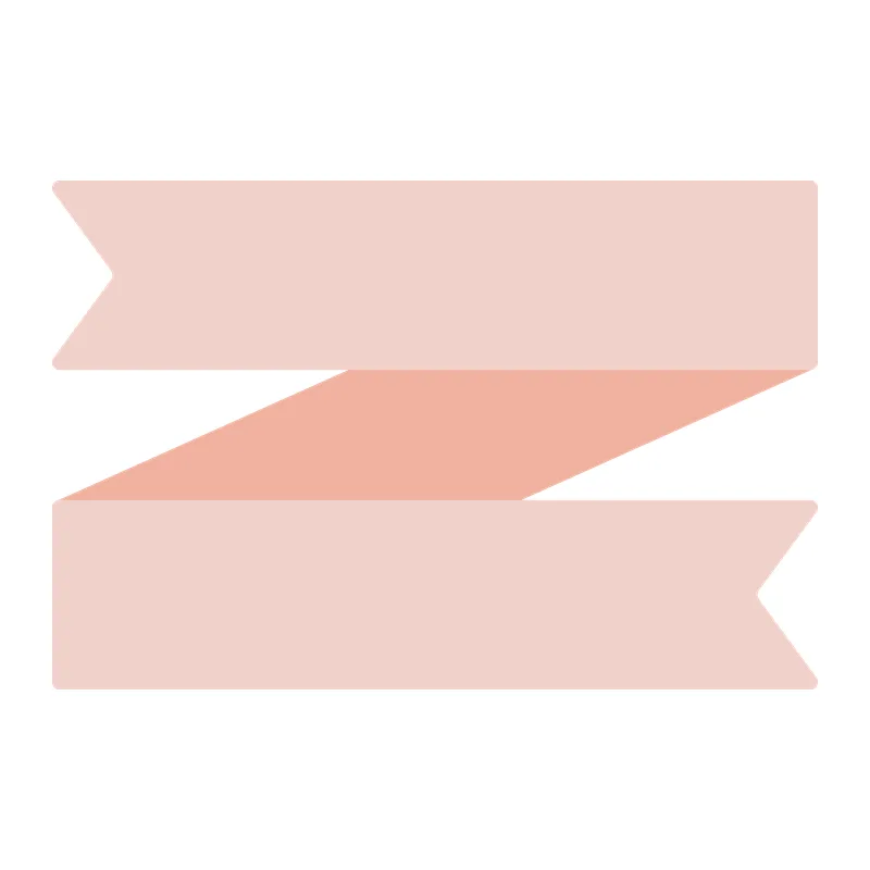 Folded Ribbon Banner