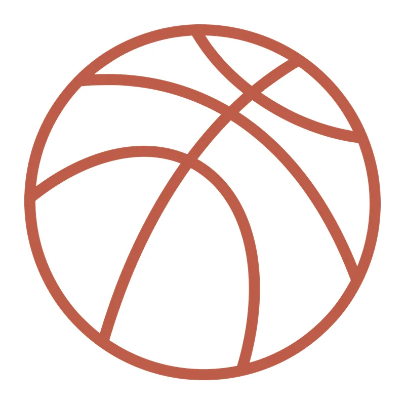 Basketball Line Art