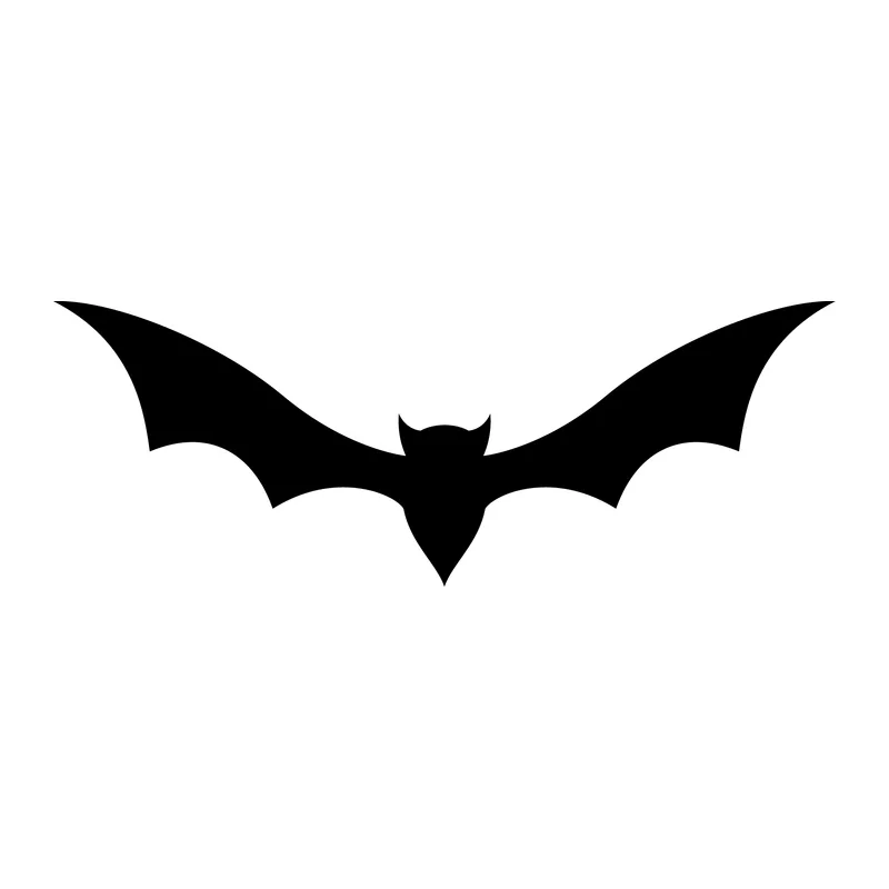 Flying Bat Silhouette