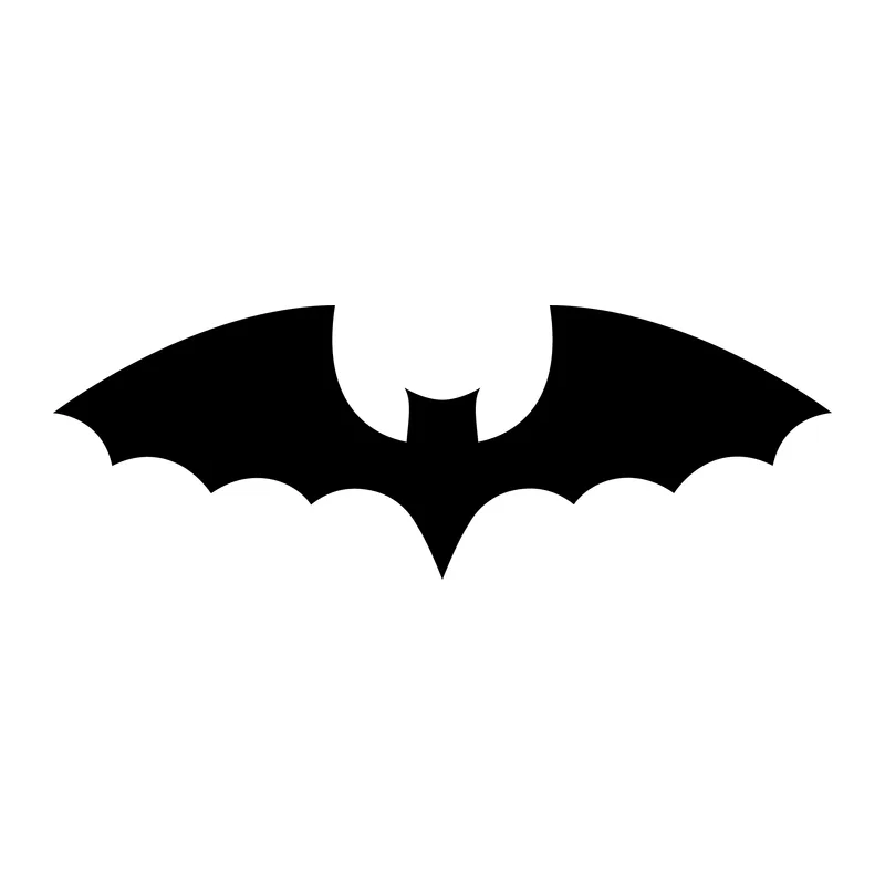 Flying Bat Silhouette