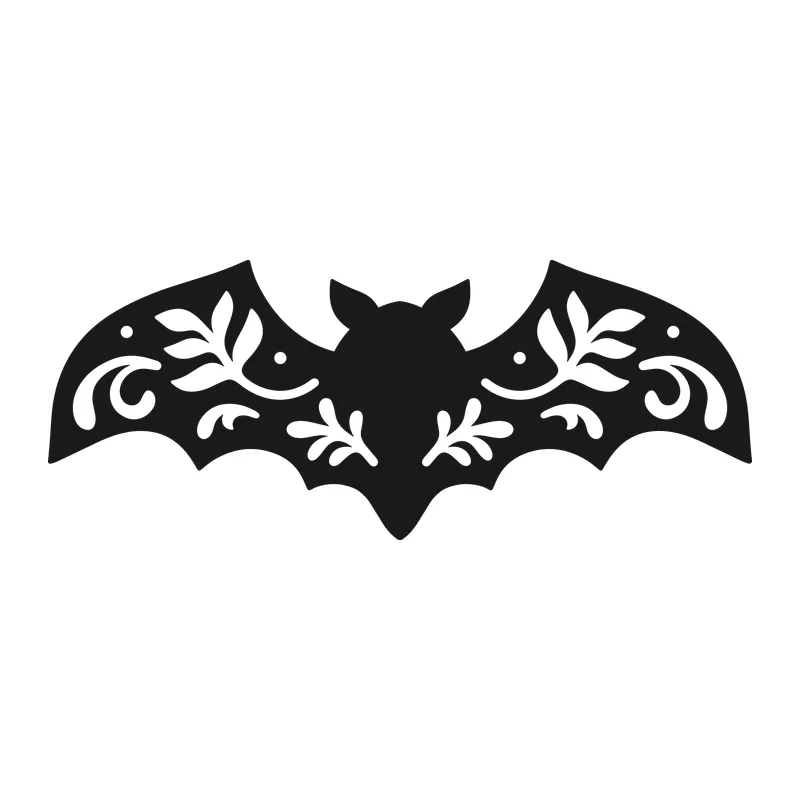 Folk Floral Bat
