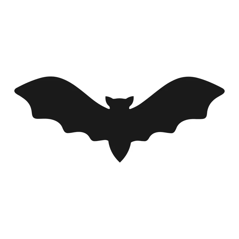 Flying Bat Silhouette