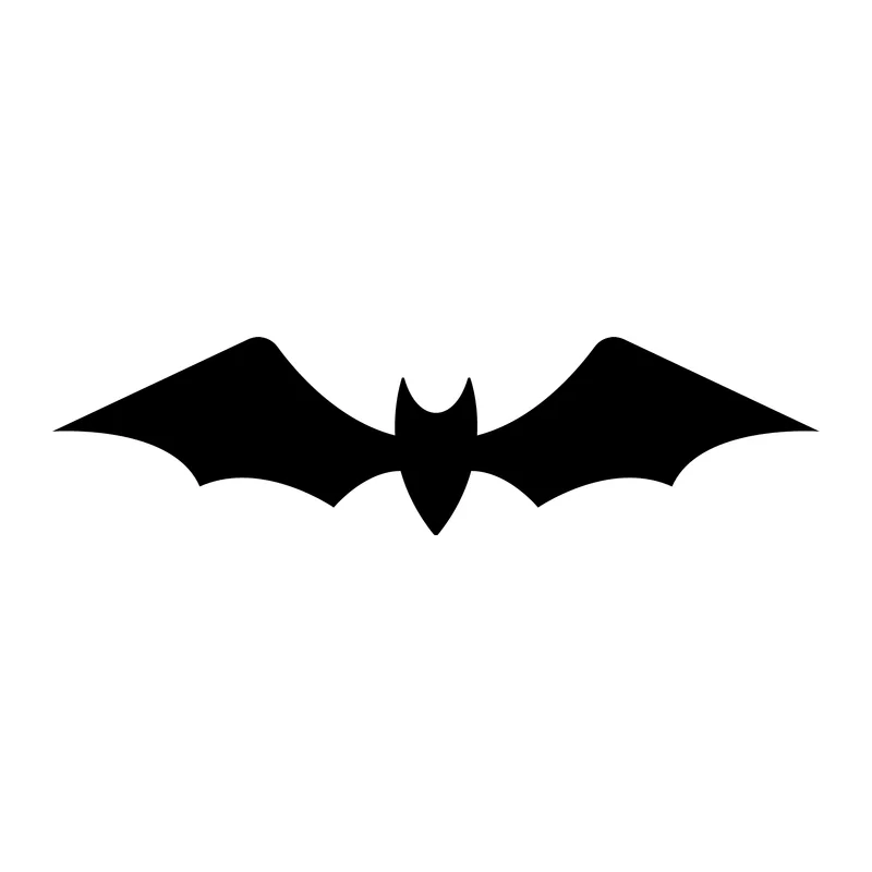 Flying Bat Silhouette