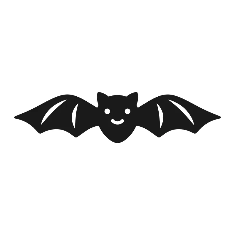 Smiling Halloween Bat