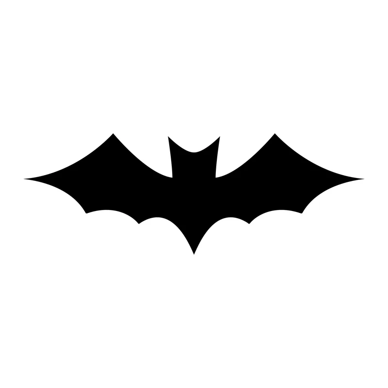 Spread Wing Bat Silhouette