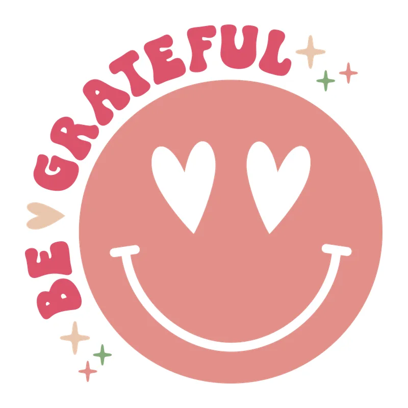 Be Grateful Smiley Face