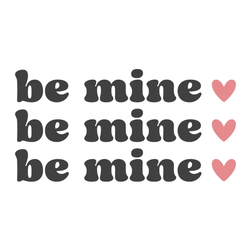 Be Mine Stacked Hearts
