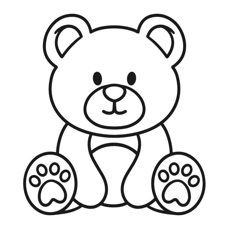 Sitting Teddy Bear