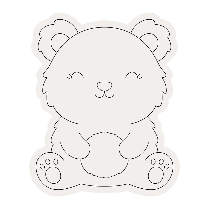 Cute Sitting Bear