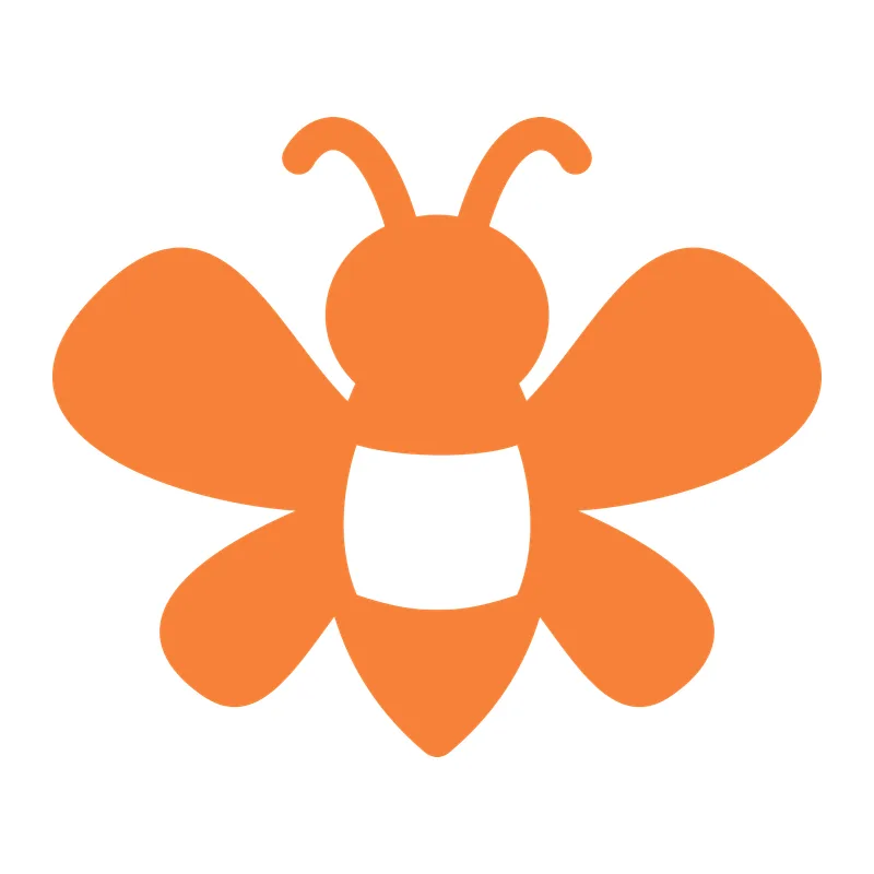 Simple Bee Silhouette