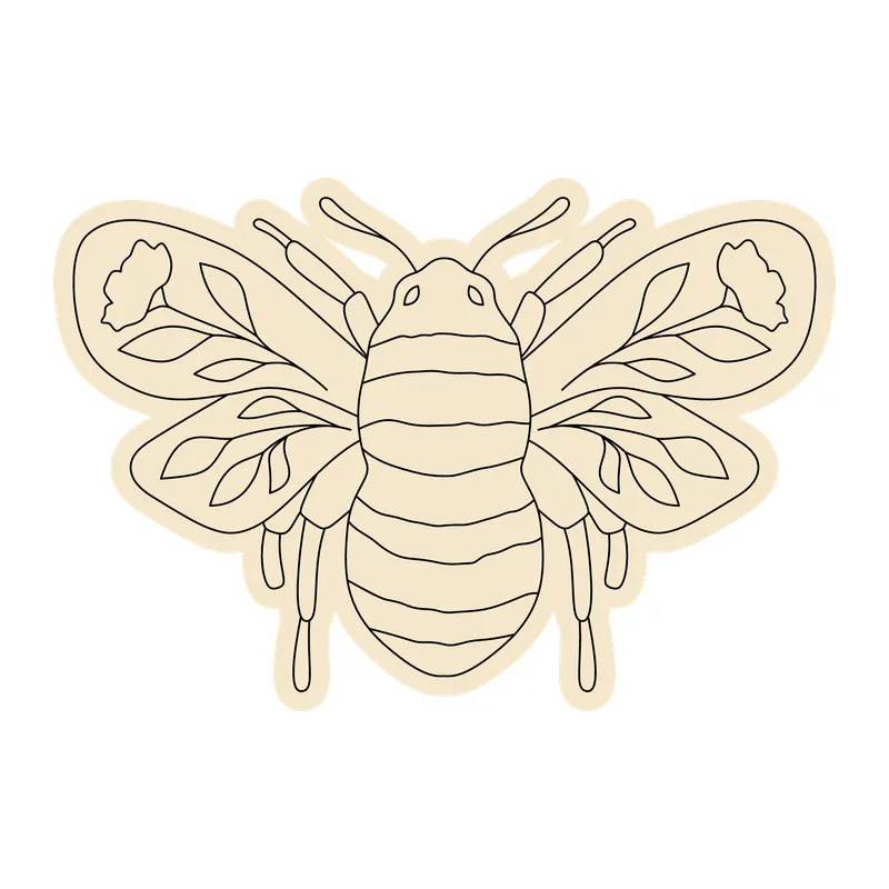 Floral Wing Bumble Bee