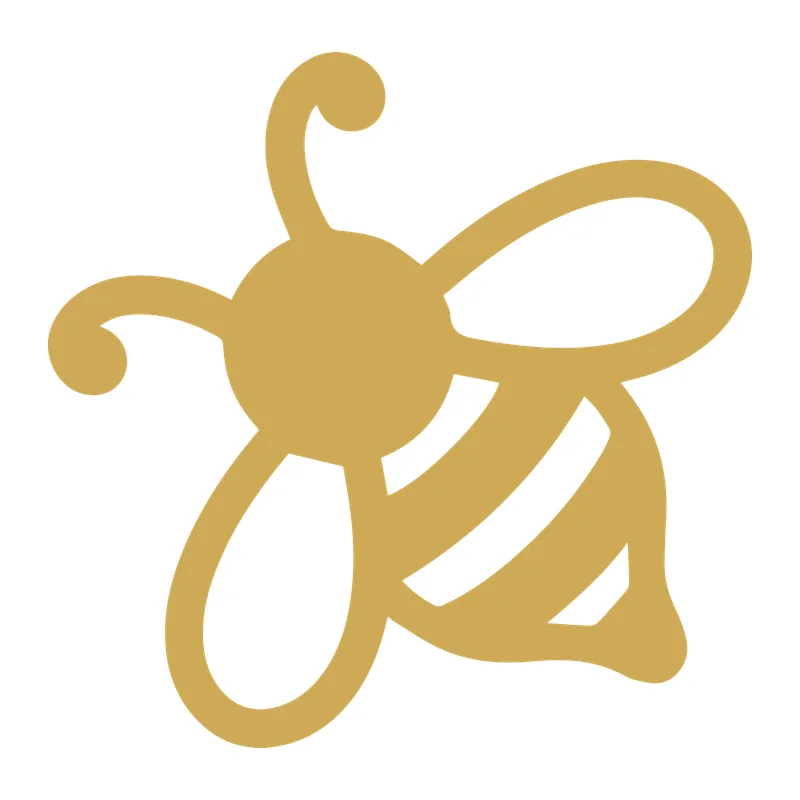Simple Gold Bee