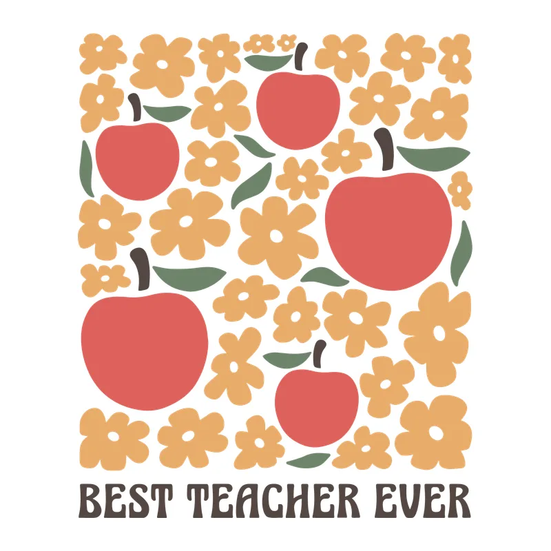 Best Teacher Ever Apples