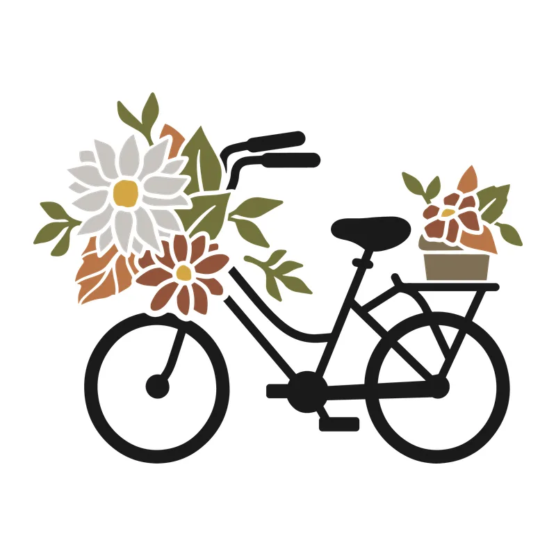 Floral Bicycle