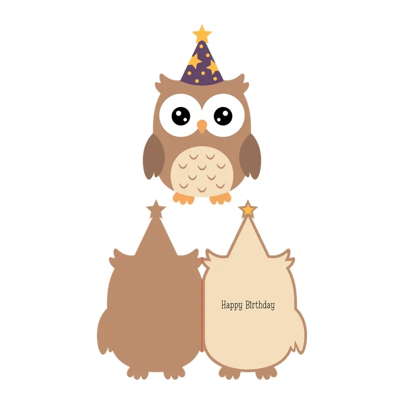 Birthday Owl Card