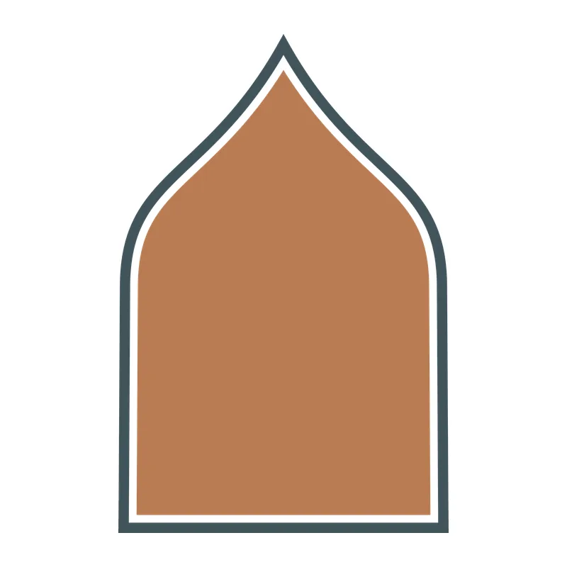 Boho Pointed Arch Frame