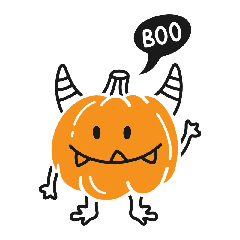 Boo Pumpkin Monster