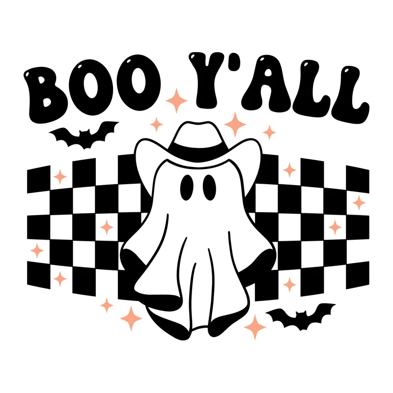 Boo Y'all Cowboy Ghost