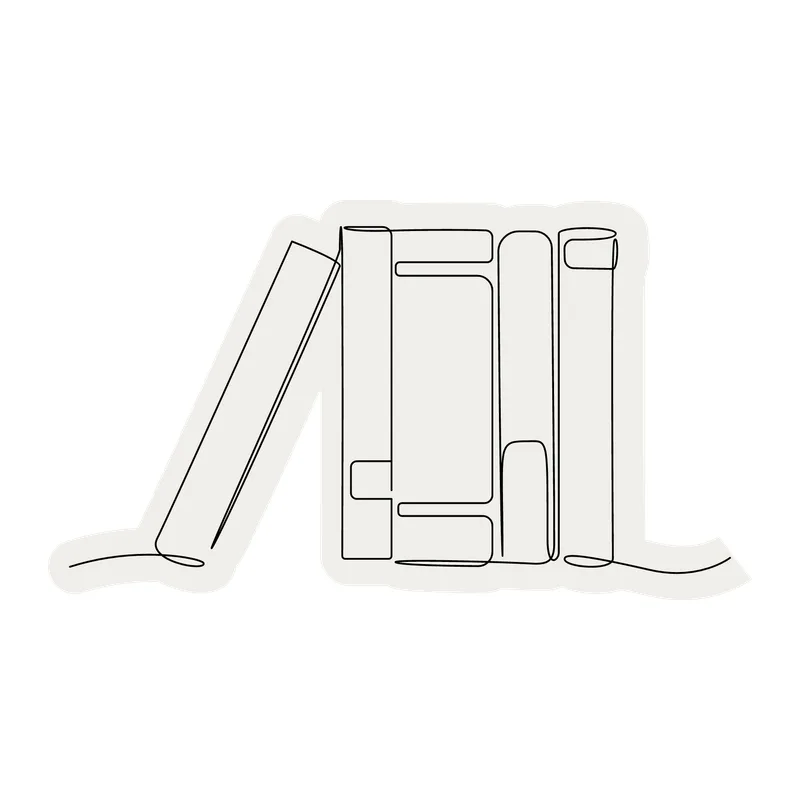 Open Book Line Art SVG for Cricut | GlamSVG