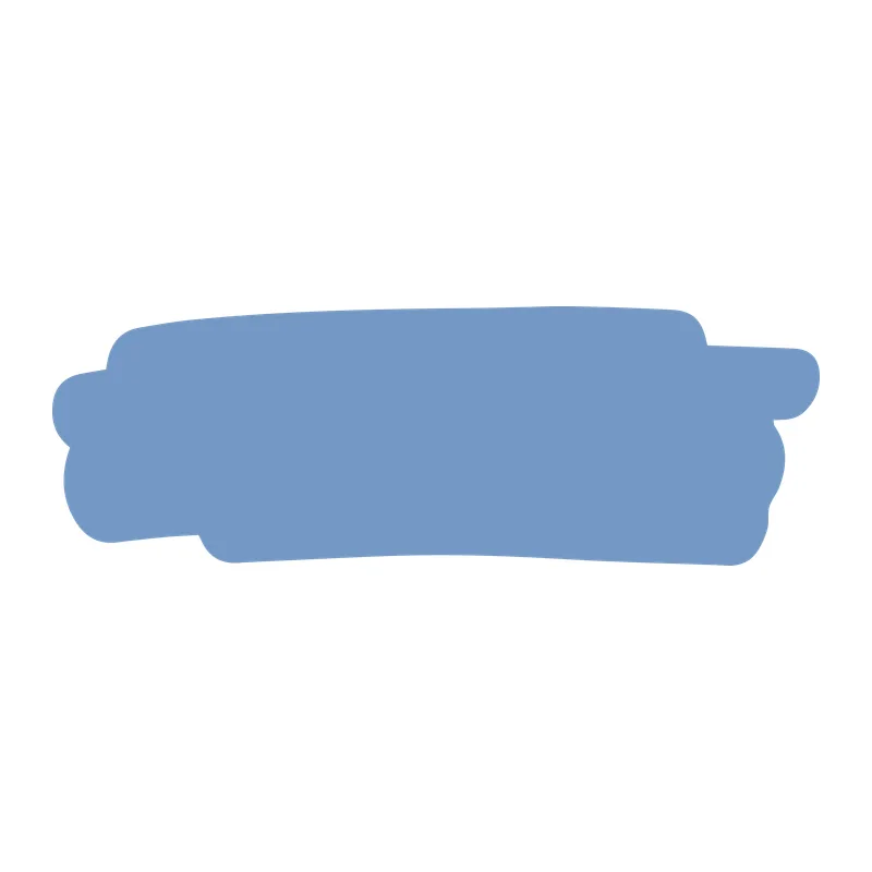 Blue Brush Stroke